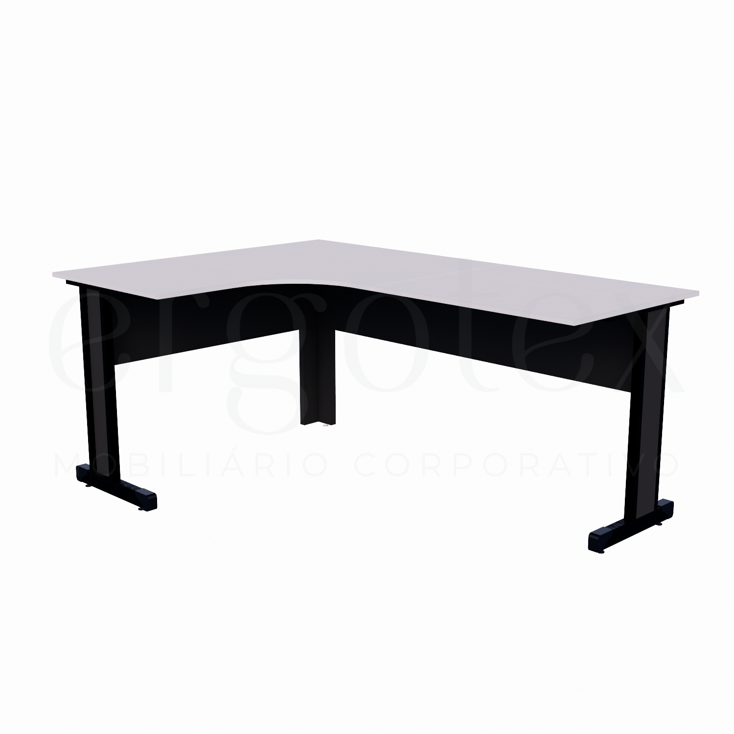 Estação de Trabalho Pé Metalico Soft 15mm