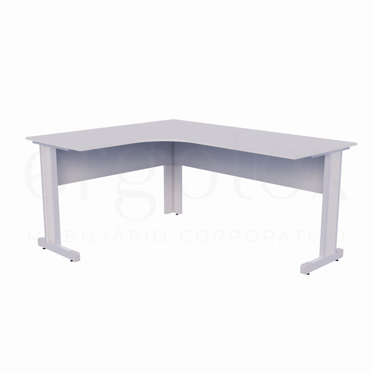 Estação de Trabalho Pé Metalico Soft 15mm