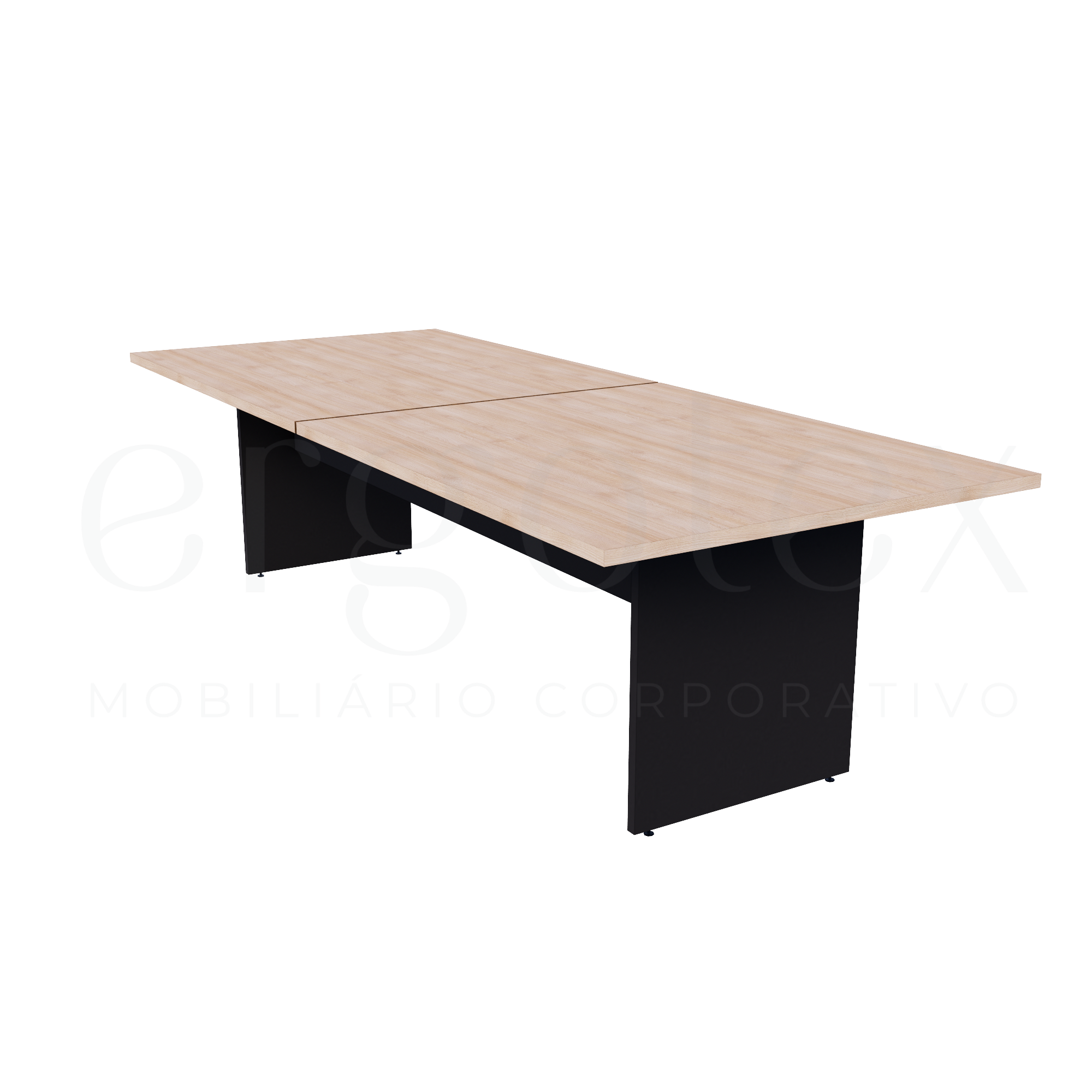 Mesa de Reunião Escritório Bipartida 30mm