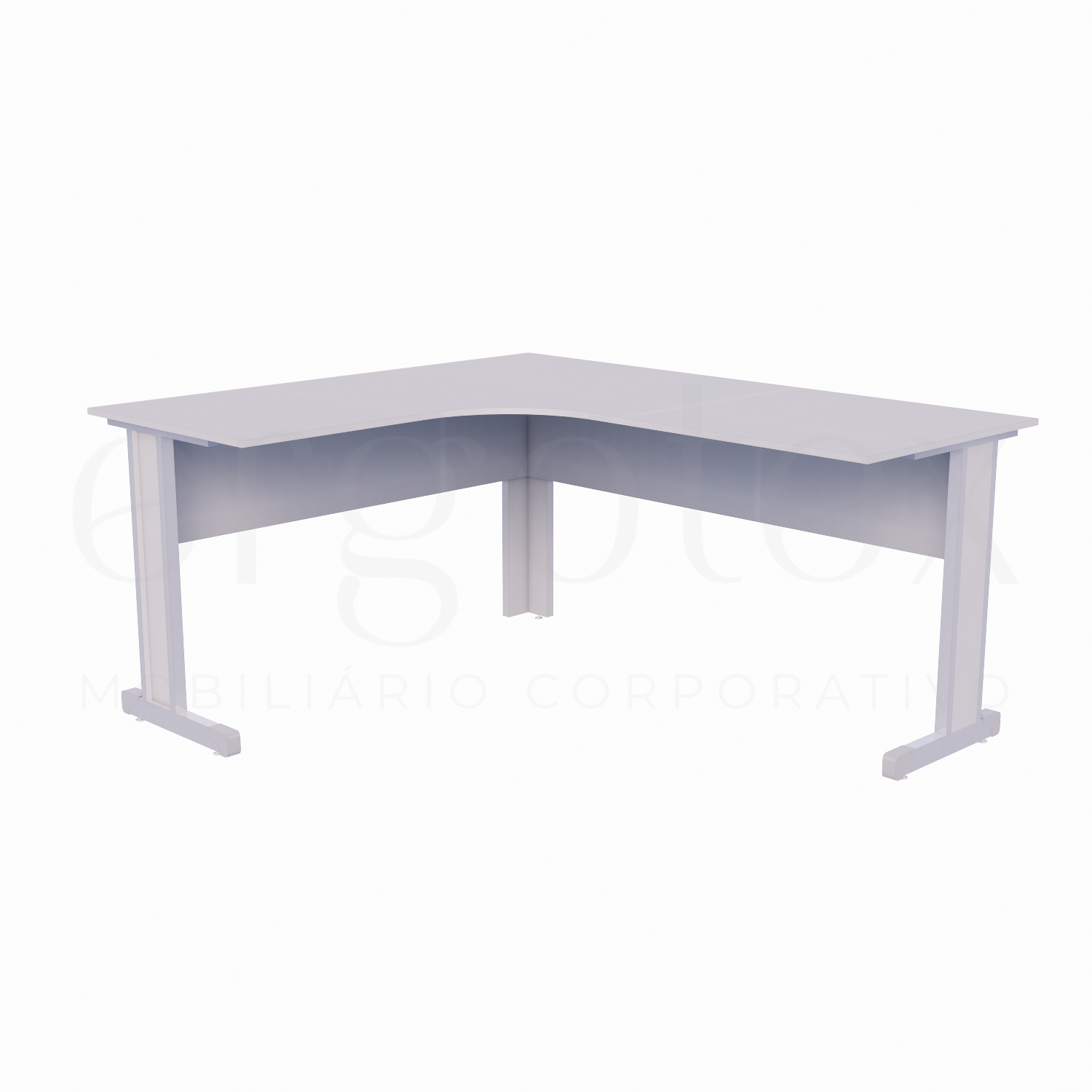 Estação de Trabalho Pé Metalico Soft 15mm