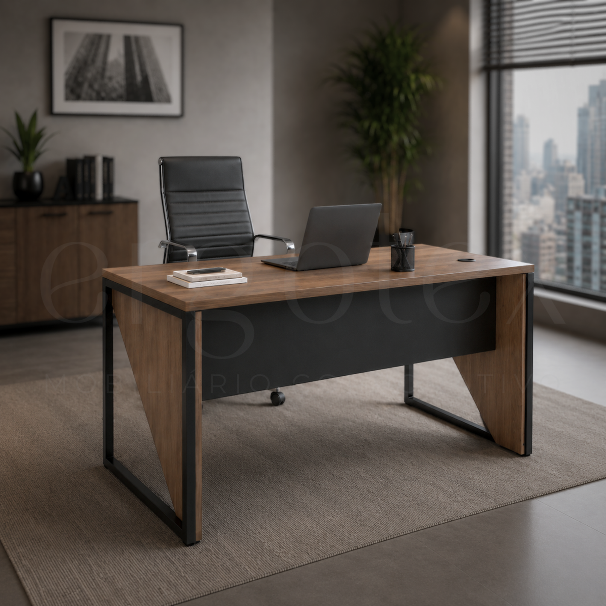 Mesa Reta Nexus Tampo 30mm