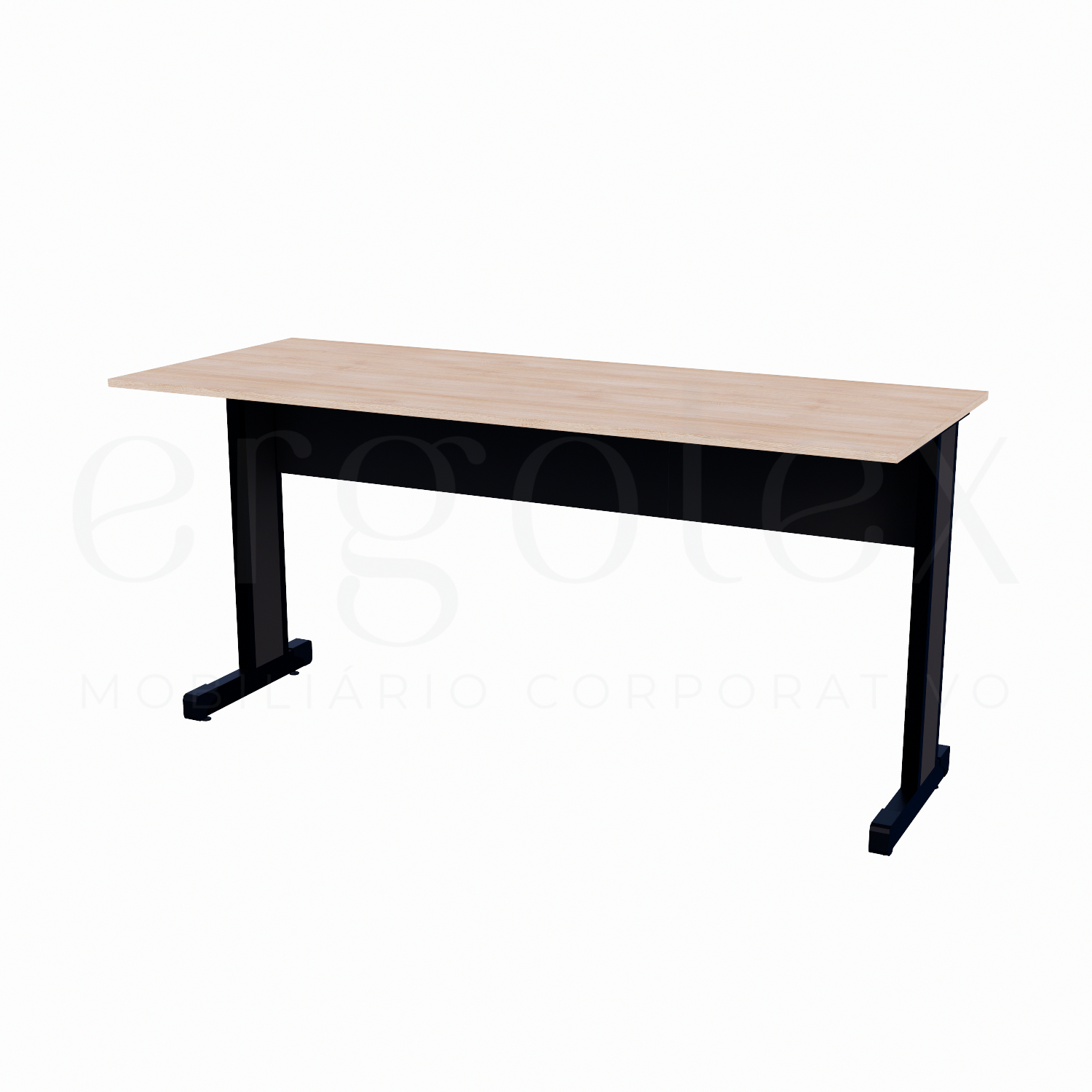 Mesa Reta Escritorio Tampo 15mm
