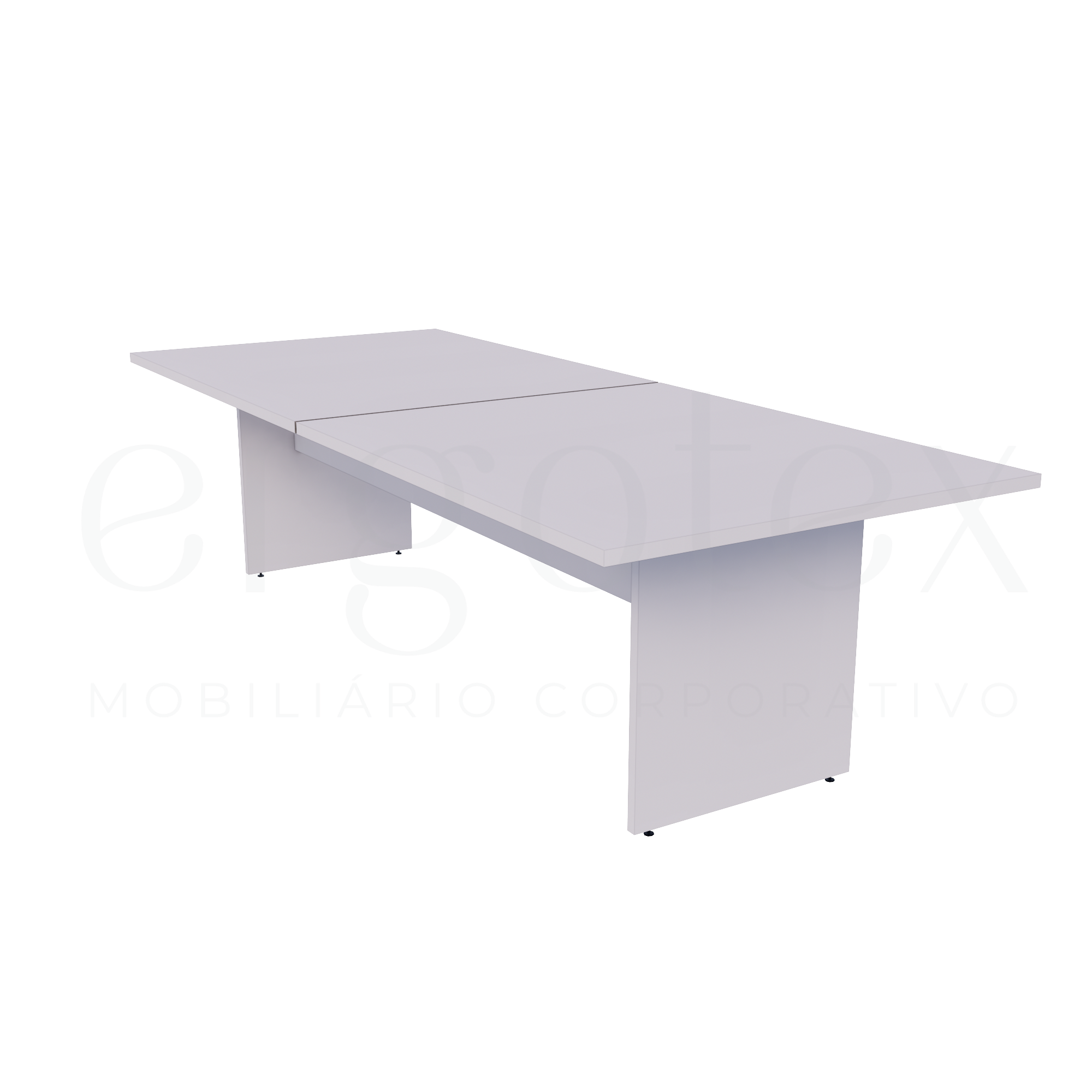 Mesa de Reunião Escritório Bipartida 30mm