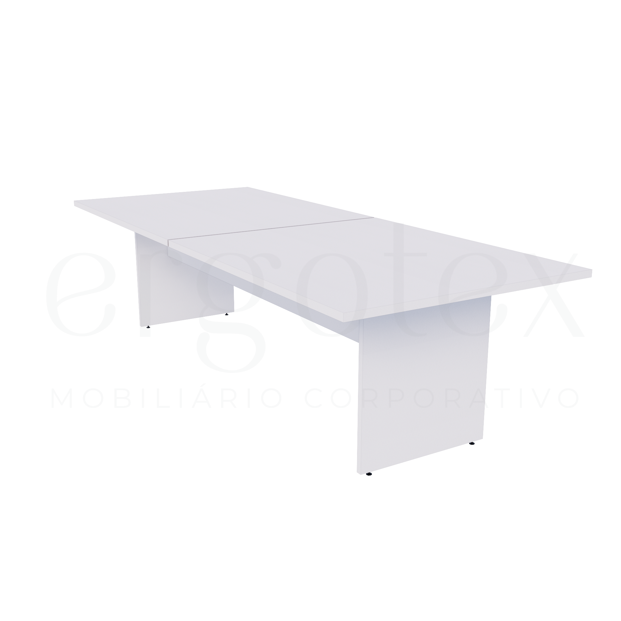 Mesa de Reunião Escritório Bipartida 30mm