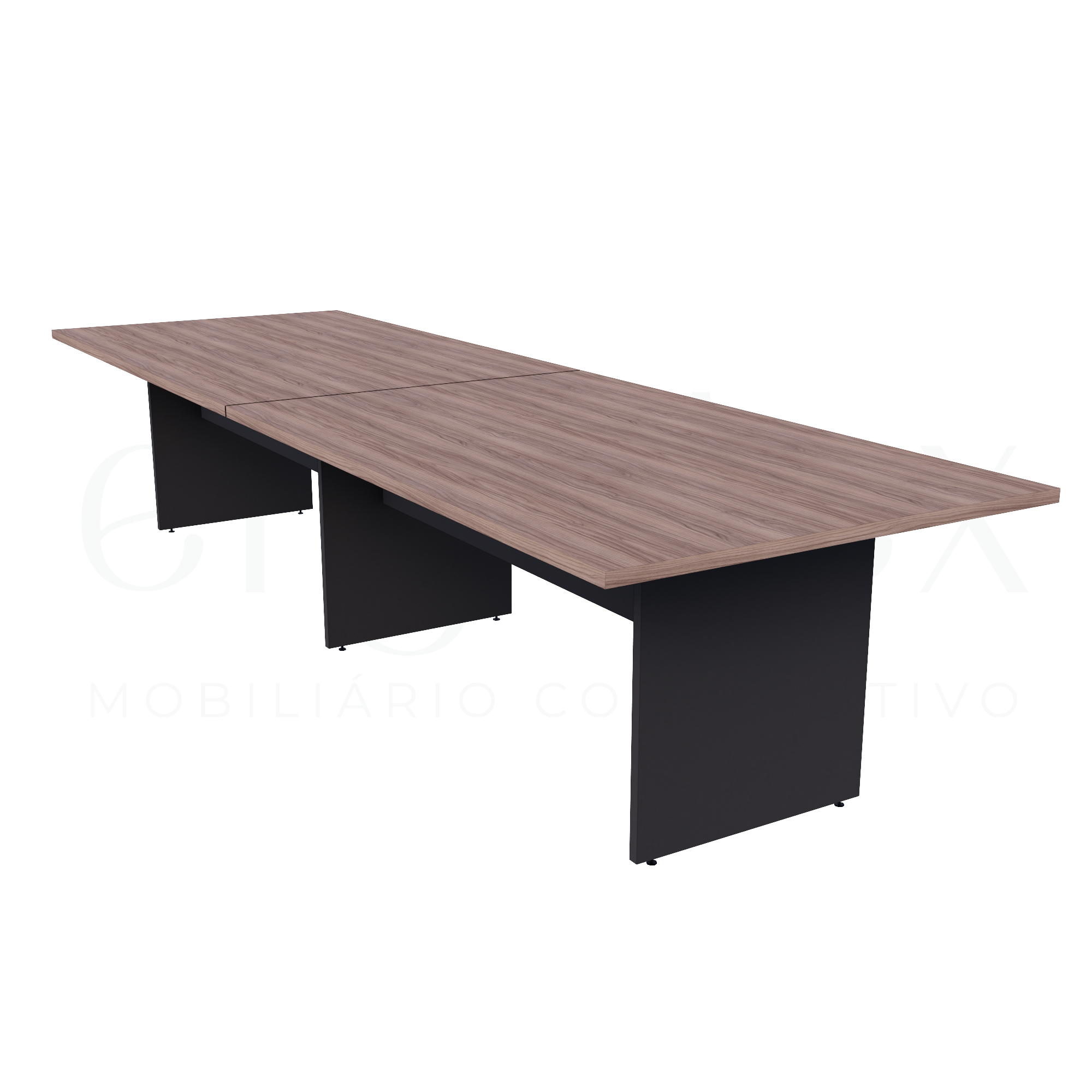 Mesa de Reunião Escritório Bipartida 30mm