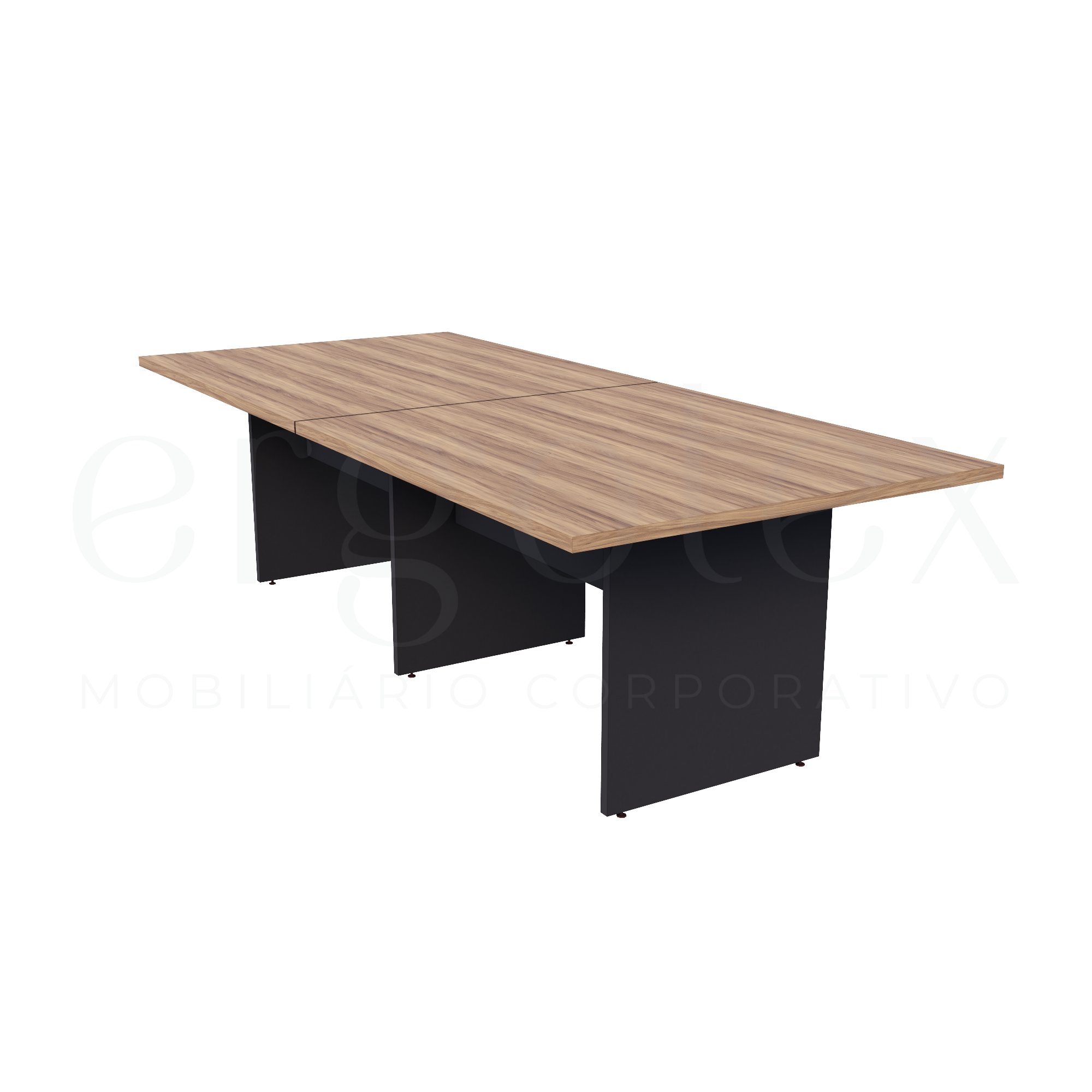 Mesa de Reunião Escritório Bipartida 30mm