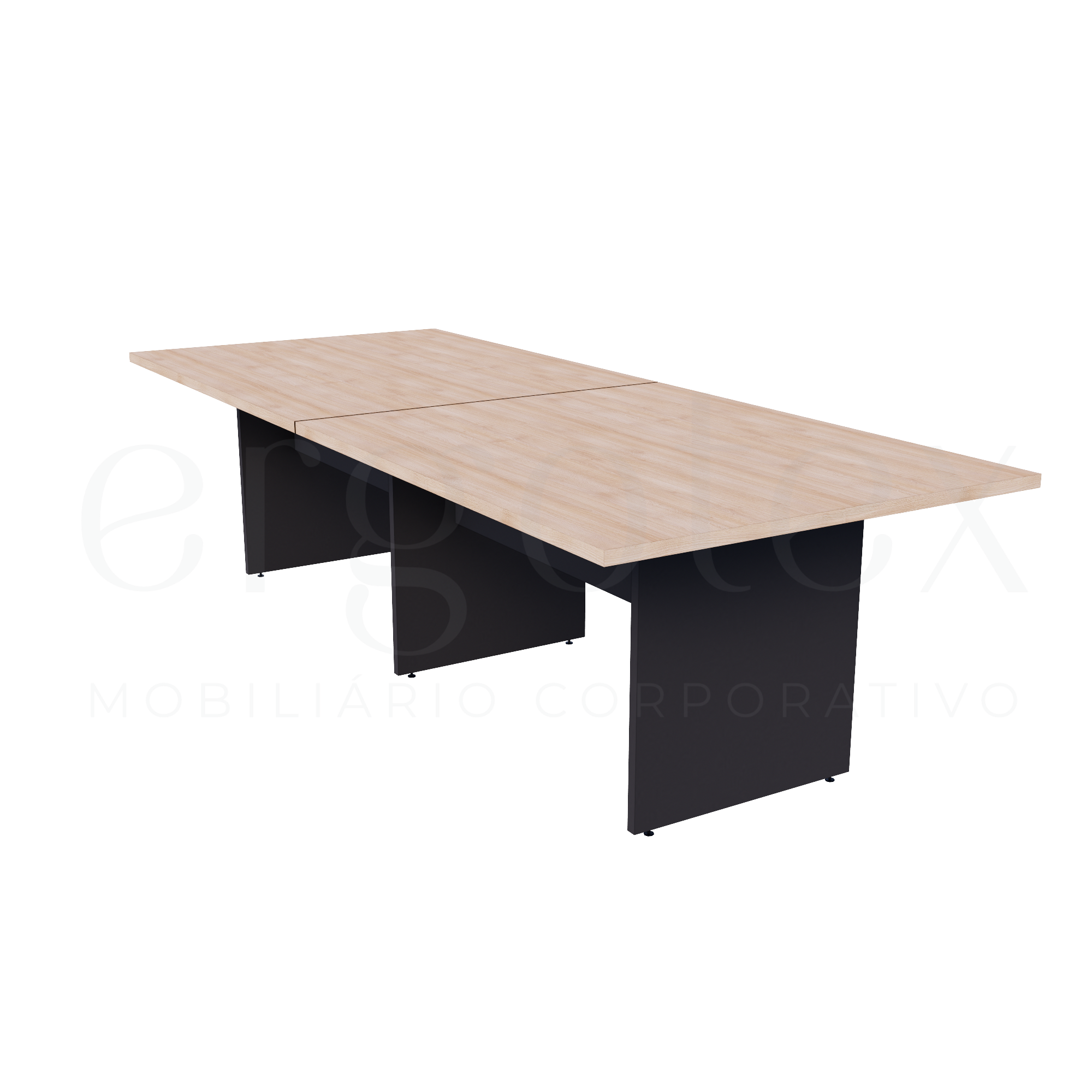 Mesa de Reunião Escritório Bipartida 30mm