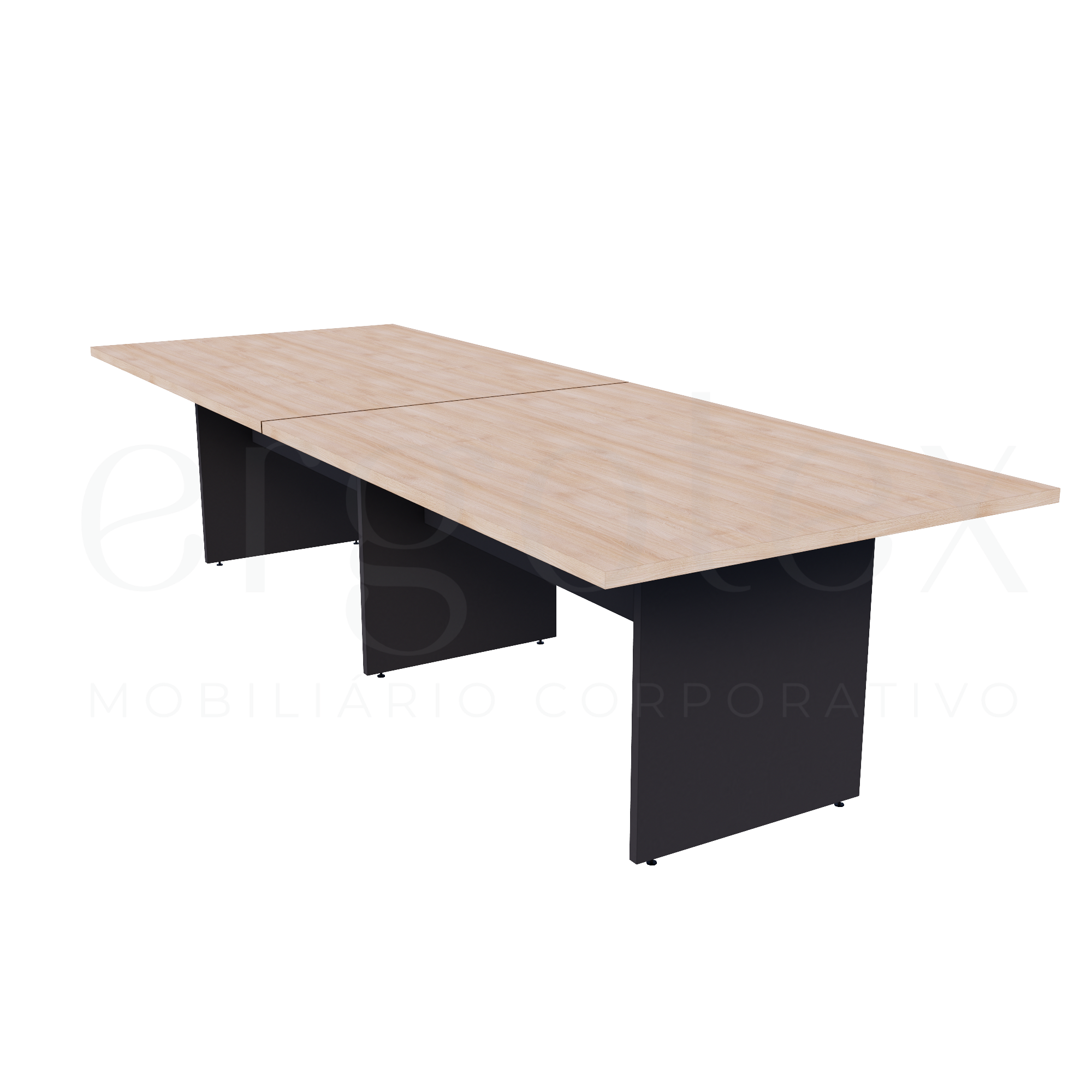 Mesa de Reunião Escritório Bipartida 30mm