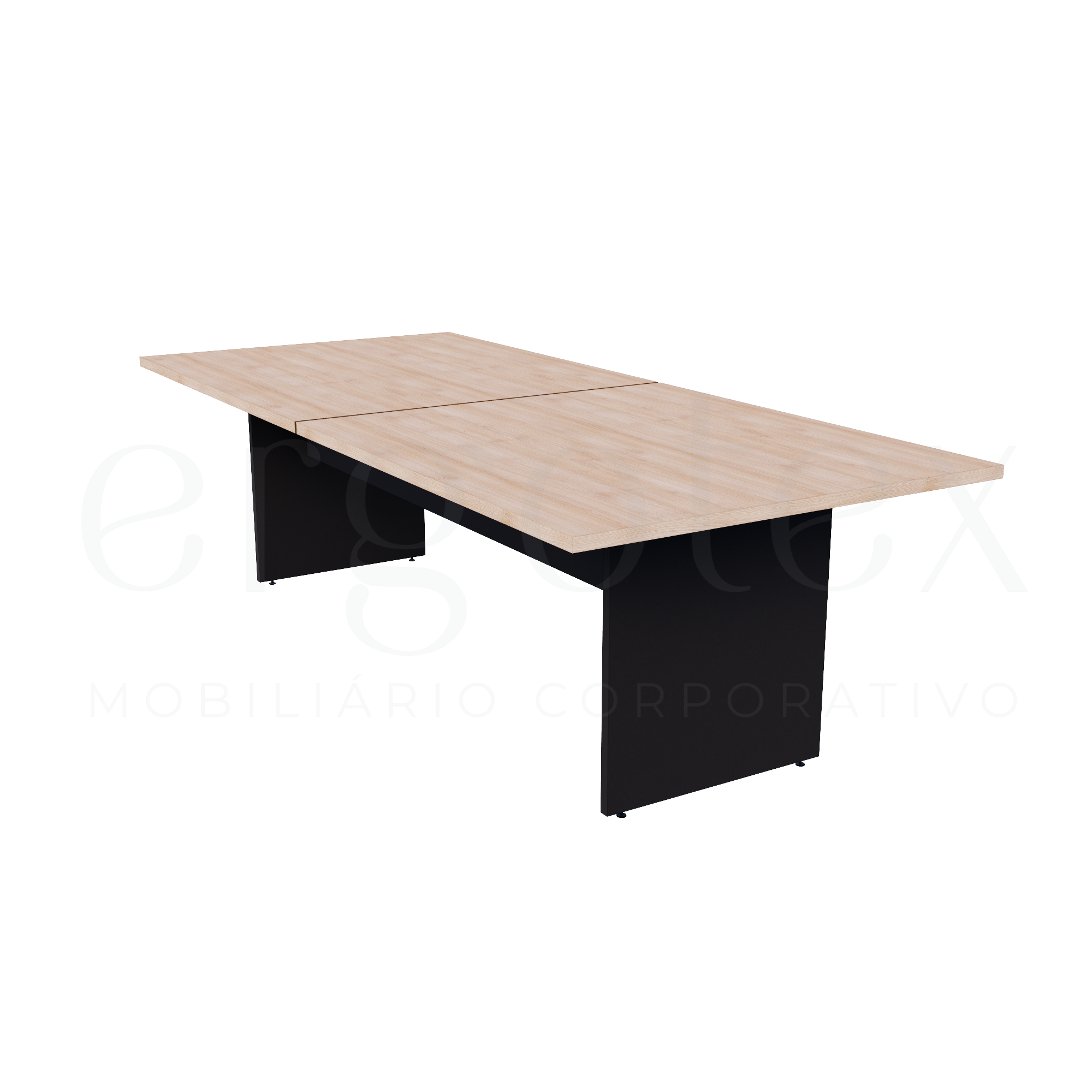 Mesa de Reunião Escritório Bipartida 30mm