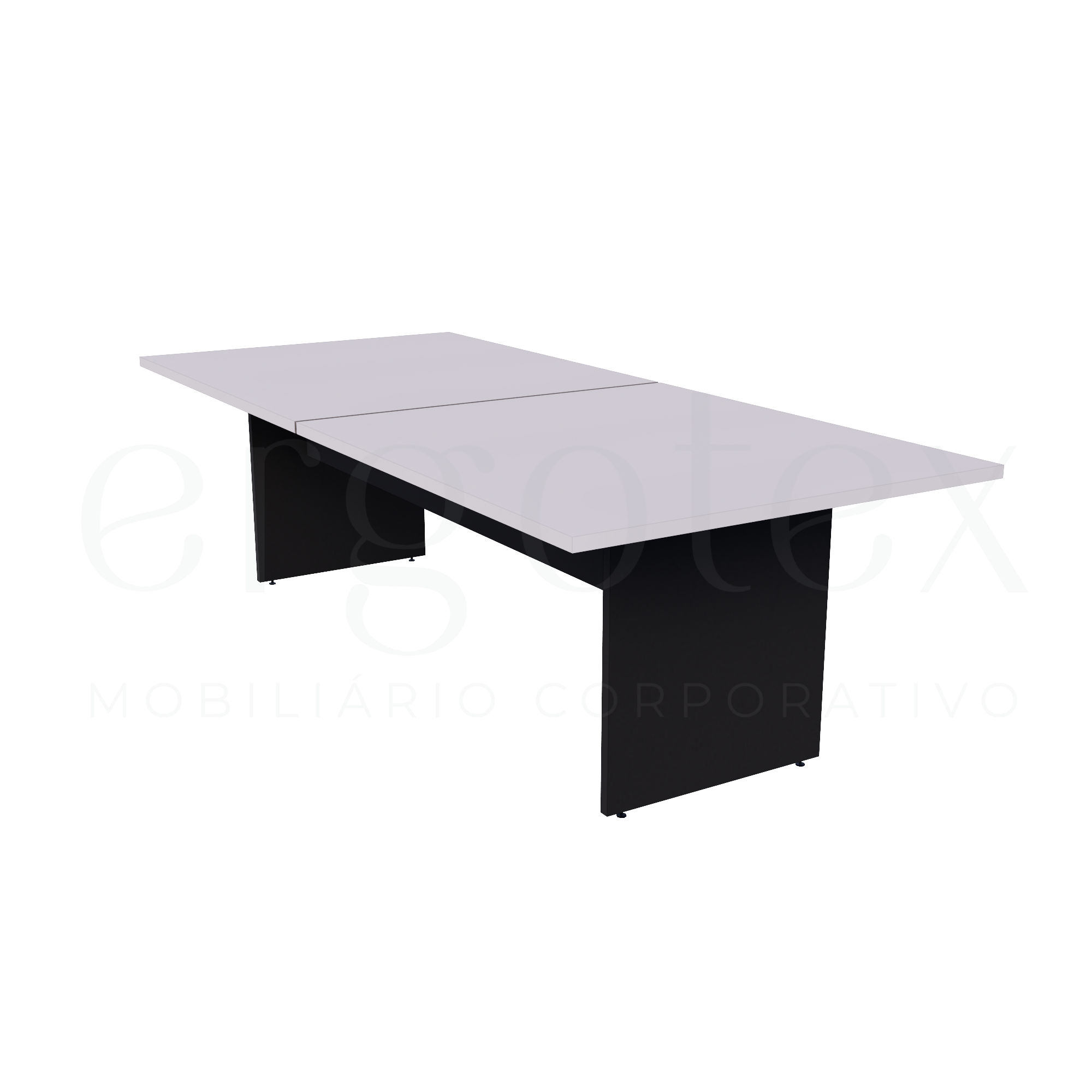 Mesa de Reunião Escritório Bipartida 30mm