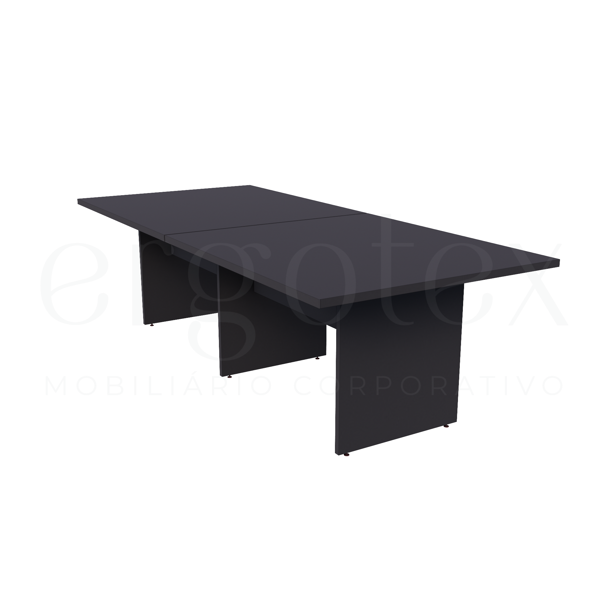 Mesa de Reunião Escritório Bipartida 30mm