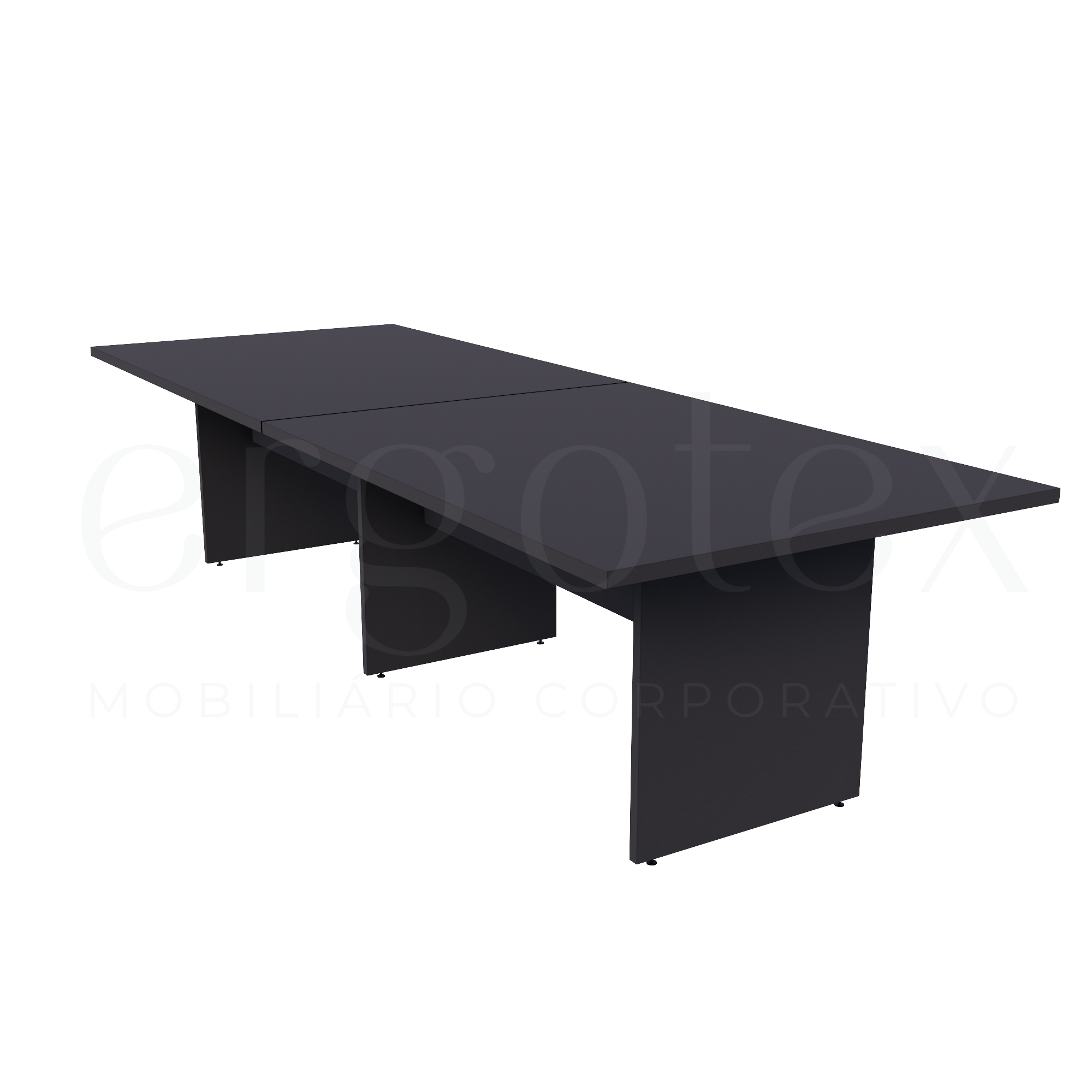 Mesa de Reunião Escritório Bipartida 30mm