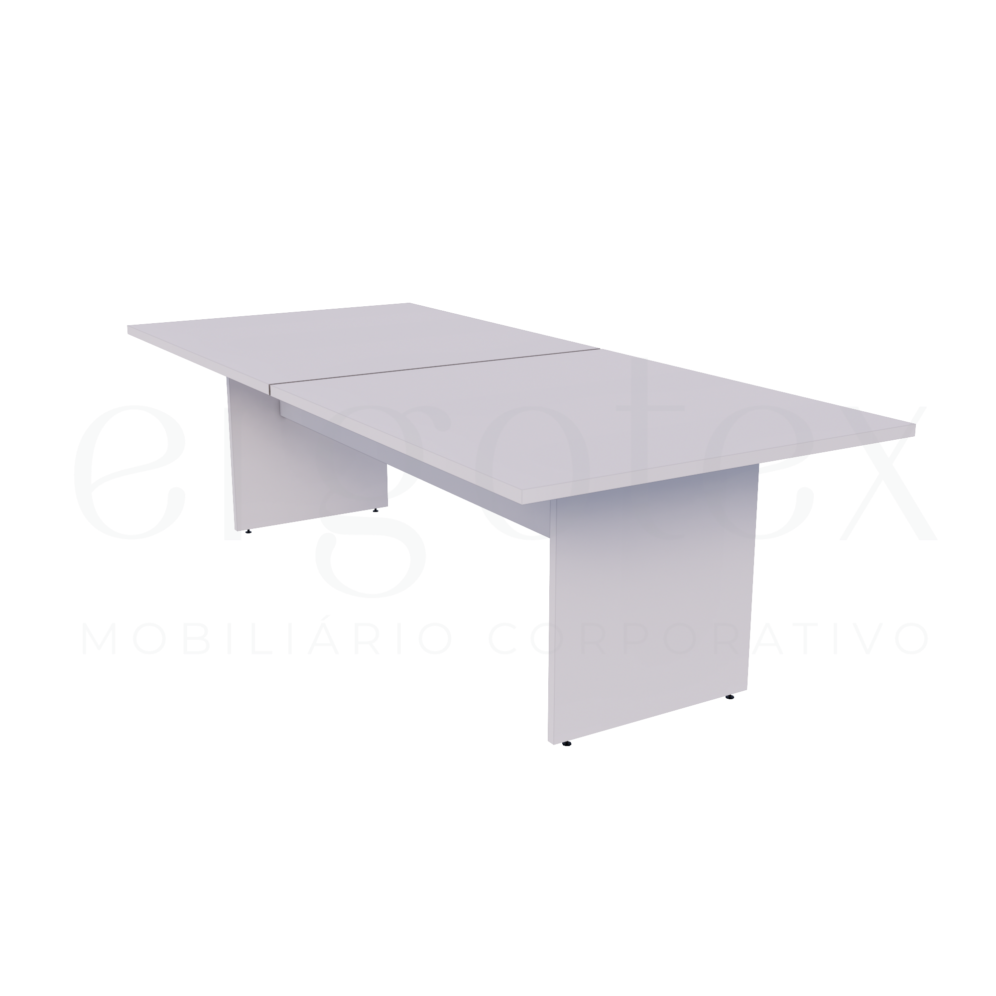 Mesa de Reunião Escritório Bipartida 30mm
