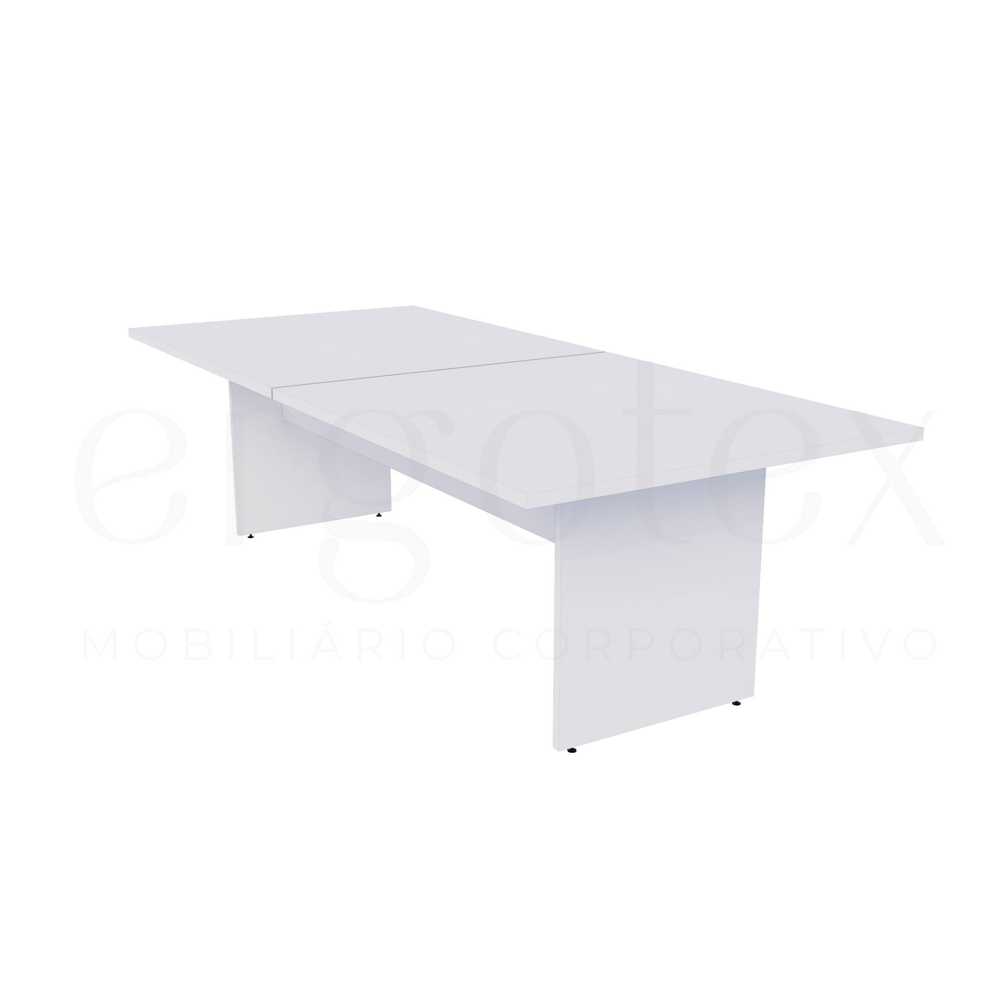 Mesa de Reunião Escritório Bipartida 30mm