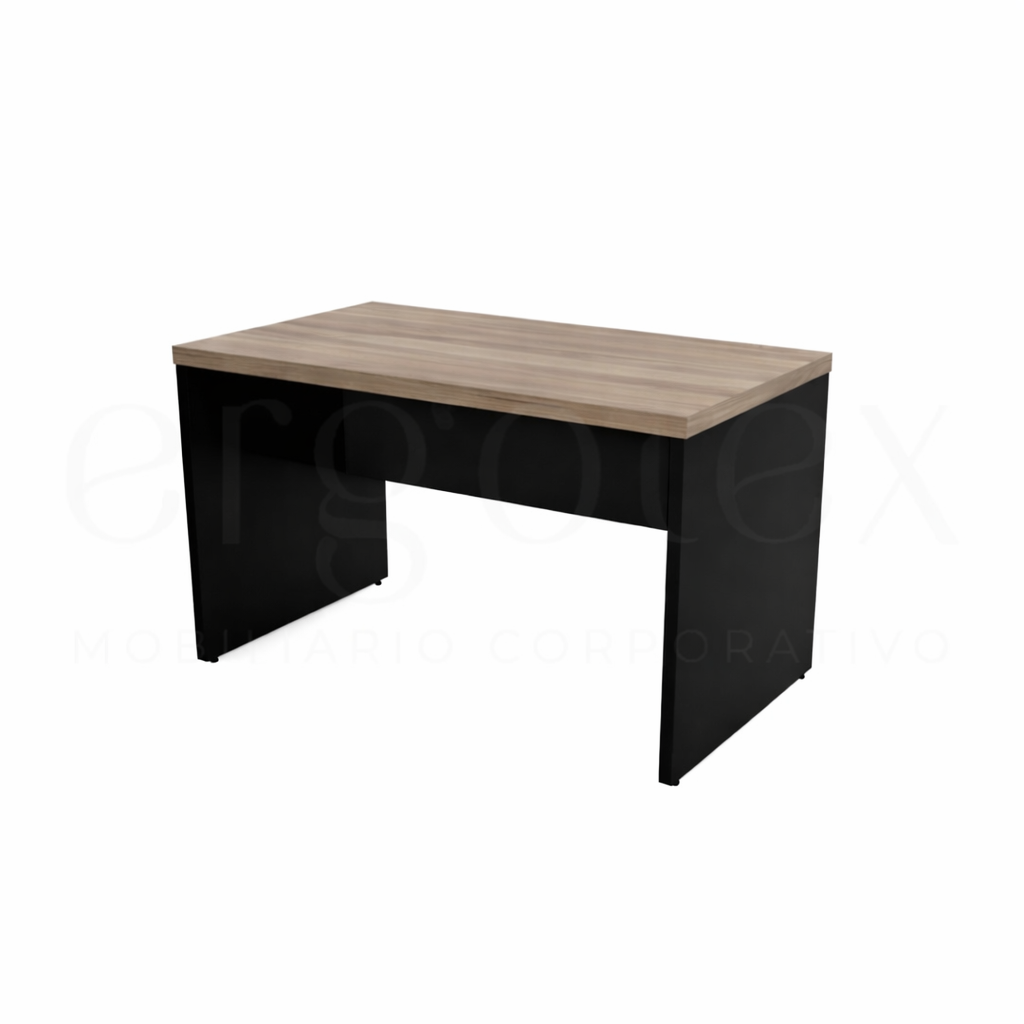 Mesa Reta Pé Painel Tampo 30mm