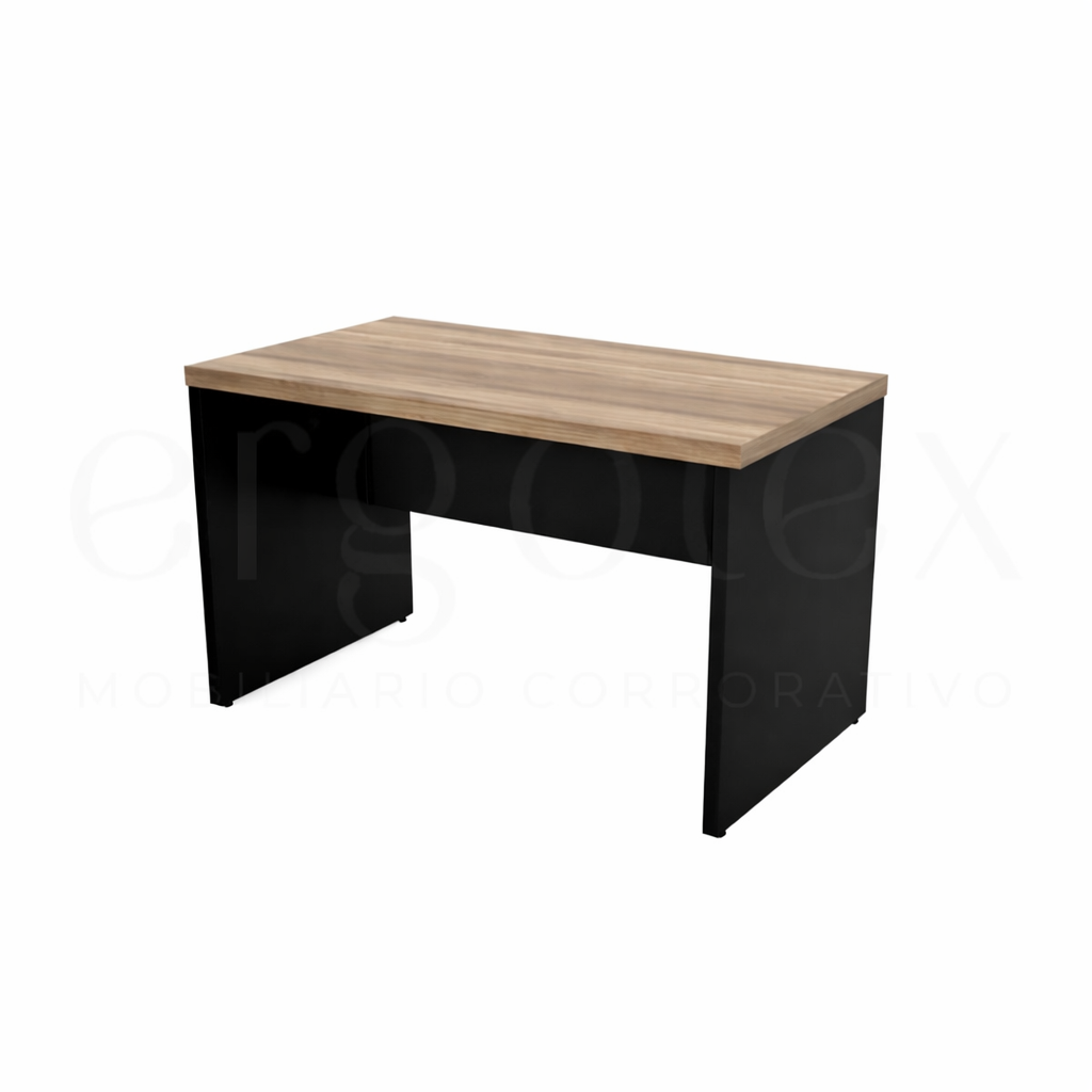 Mesa Reta Pé Painel Tampo 30mm