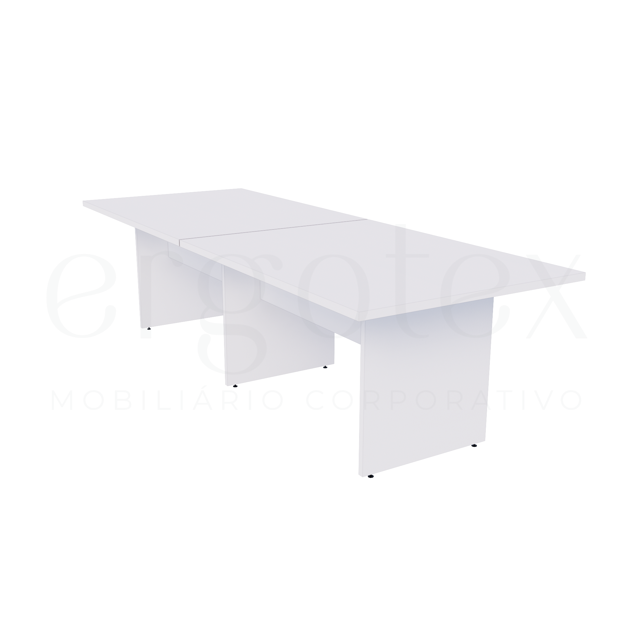 Mesa de Reunião Escritório Bipartida 30mm