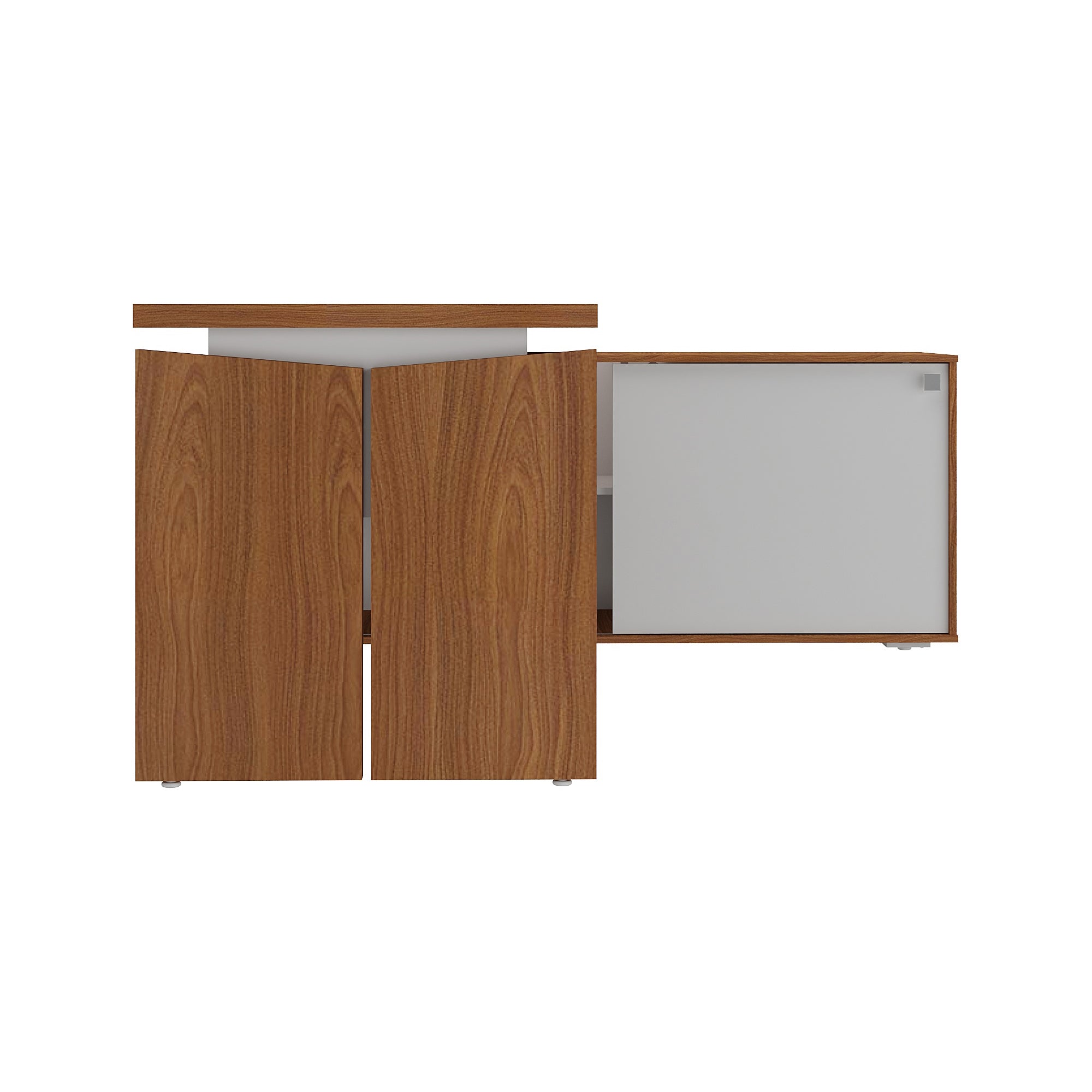 Mesa em L Escritório Gerência Connect Tampo 37mm