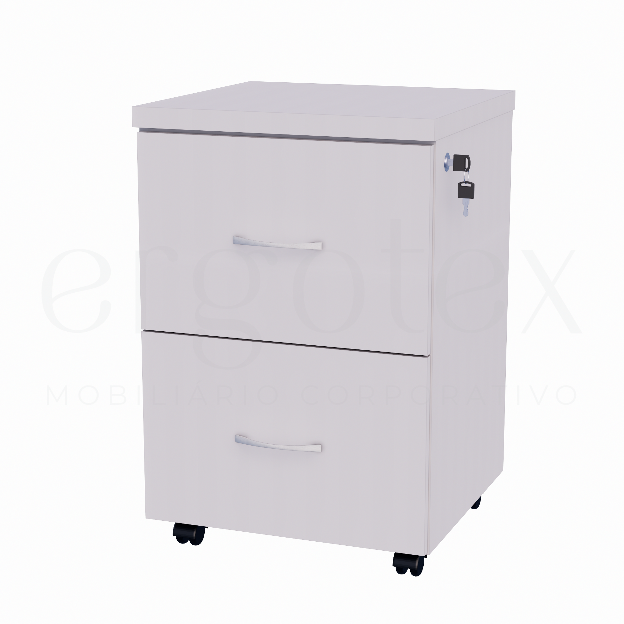 Arquivo para Pasta Suspensa com 2 Gavetas Tampo 30mm