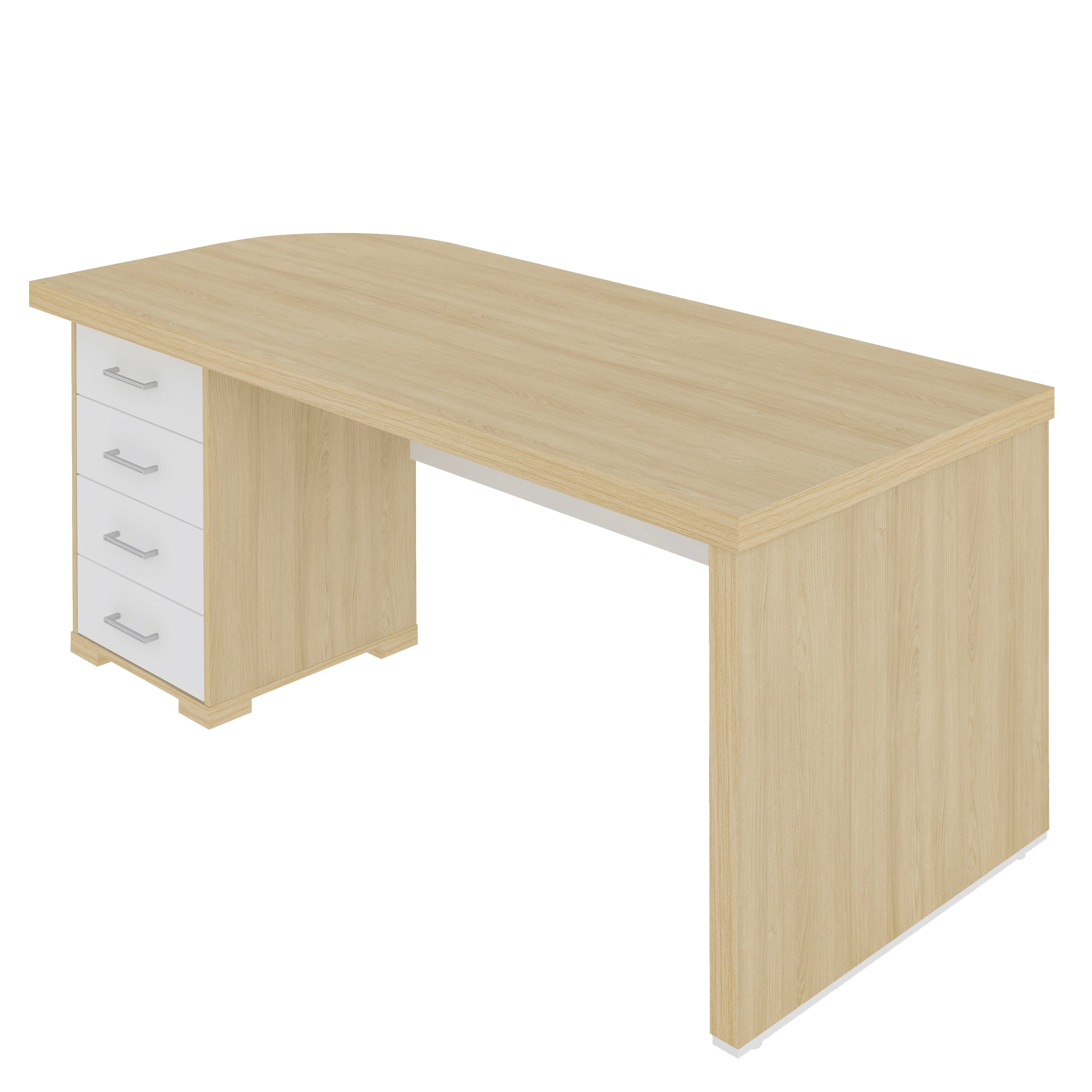Mesa Escritório com Gavetas Tampo 50mm