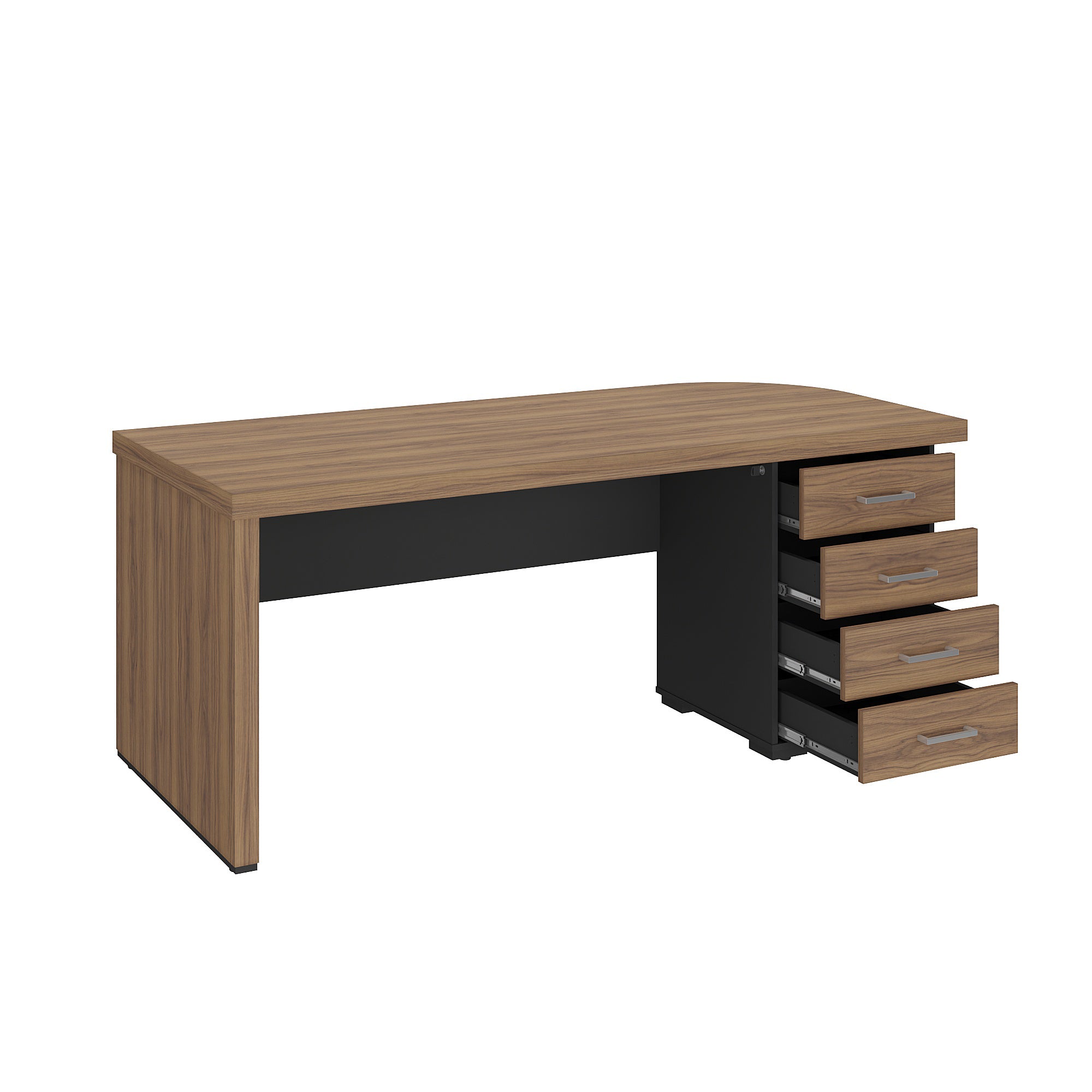 Mesa Escritório com Gavetas Tampo 50mm