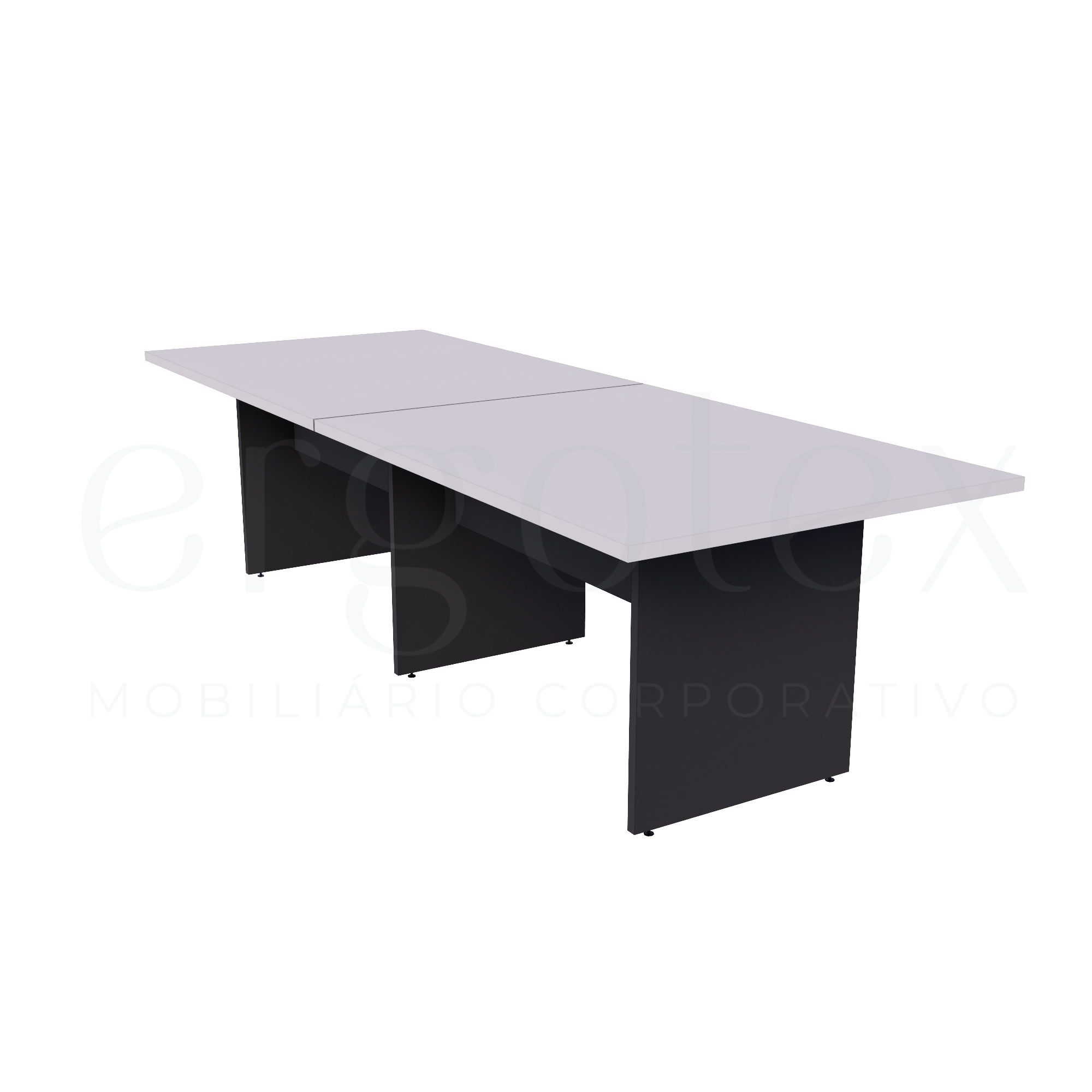 Mesa de Reunião Escritório Bipartida 30mm