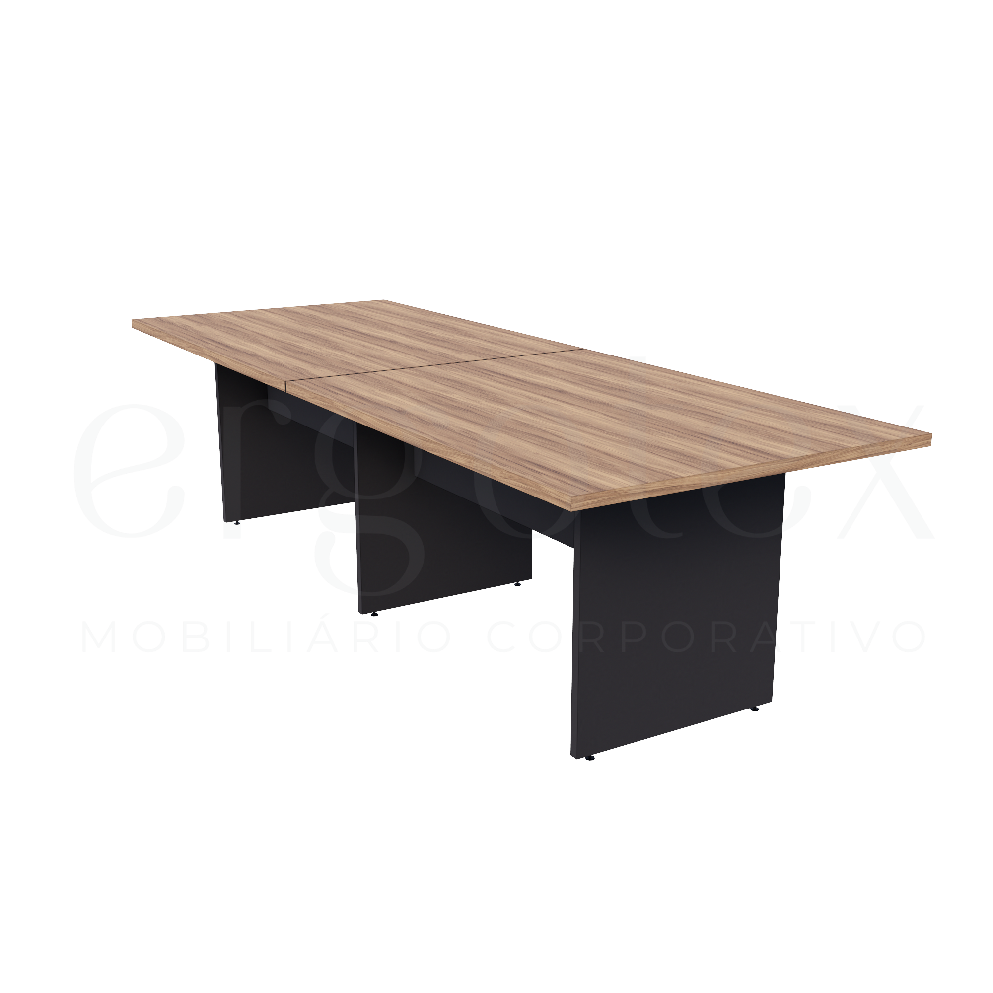 Mesa de Reunião Escritório Bipartida 30mm