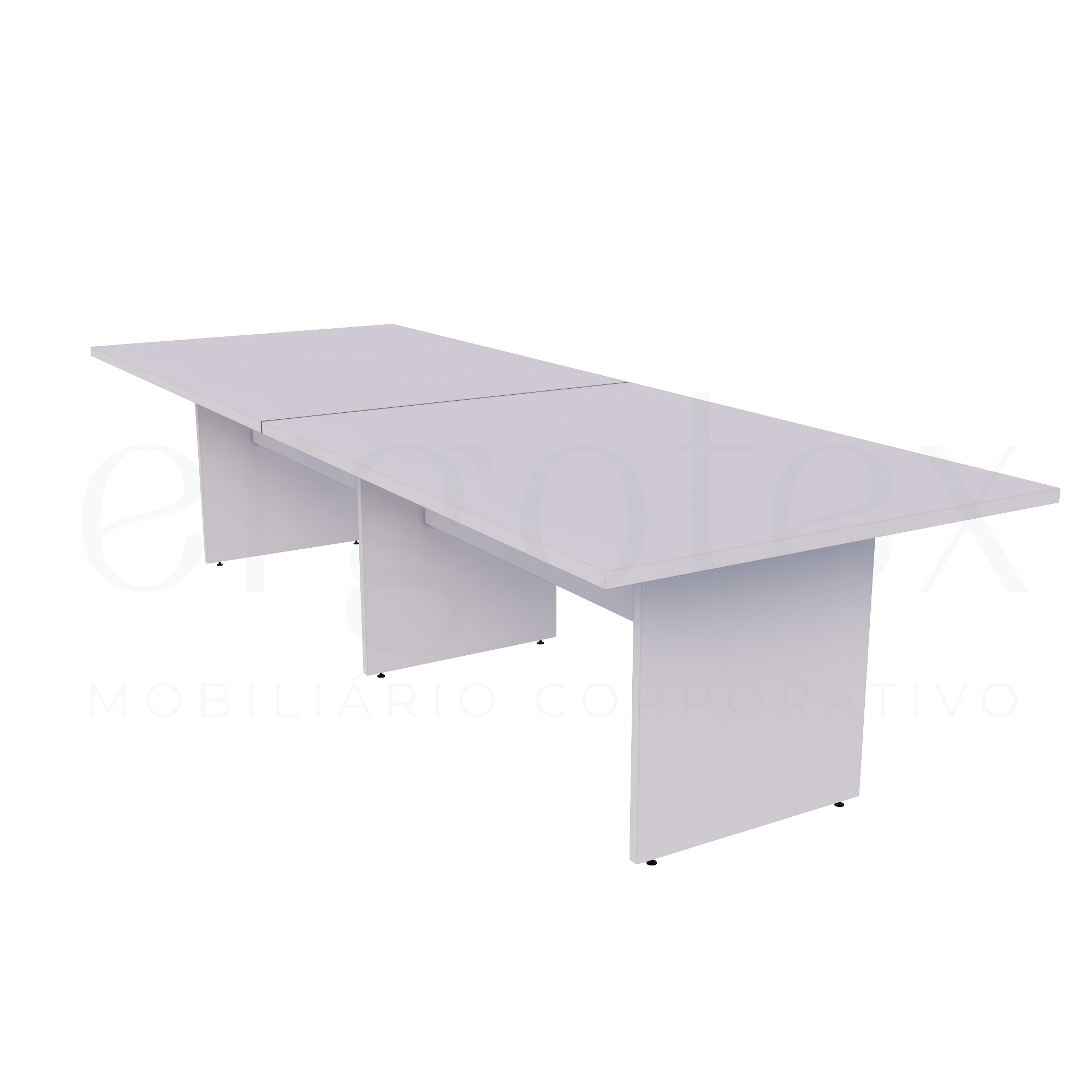 Mesa de Reunião Escritório Bipartida 30mm
