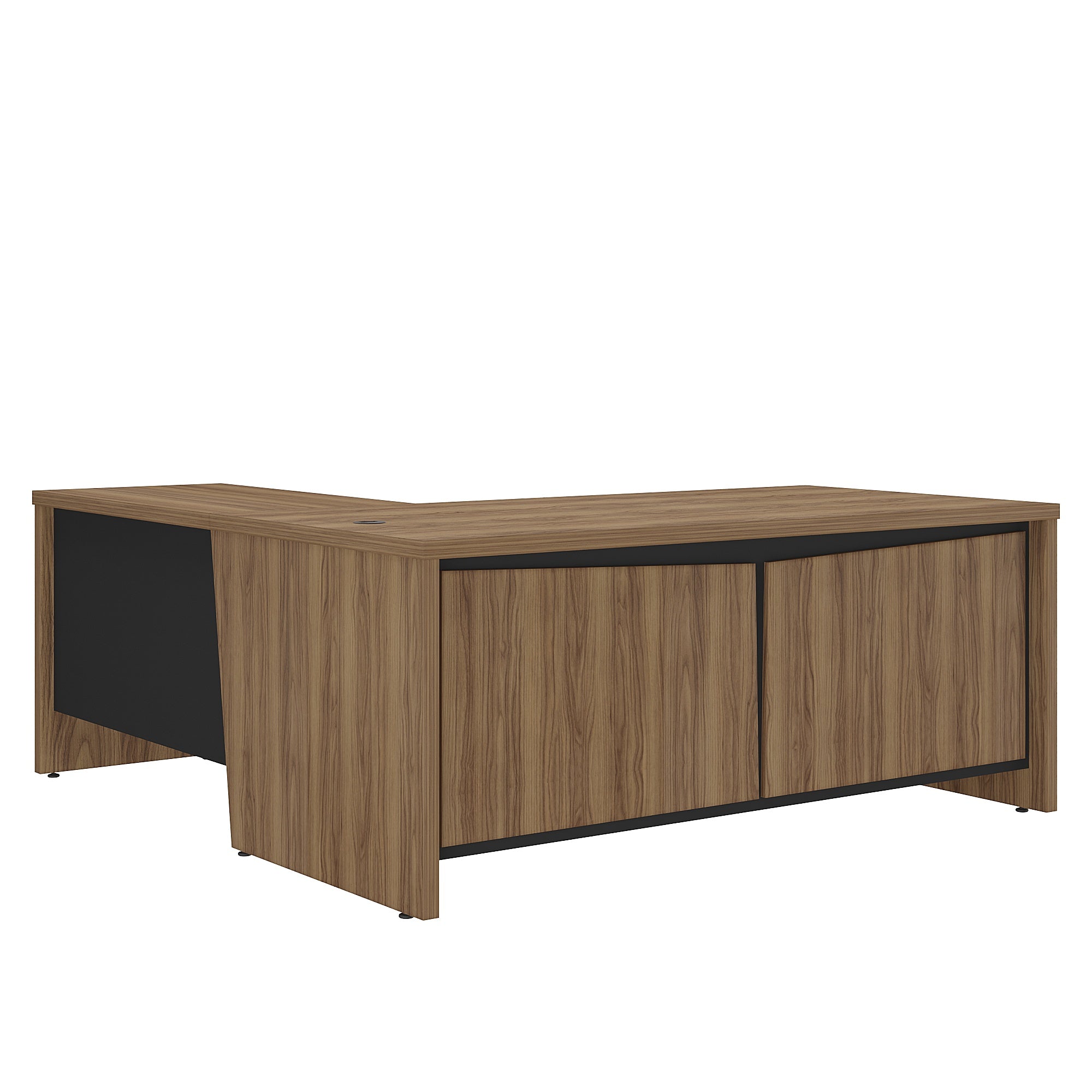 Mesa em L Escritório Chefia Tampo 37mm