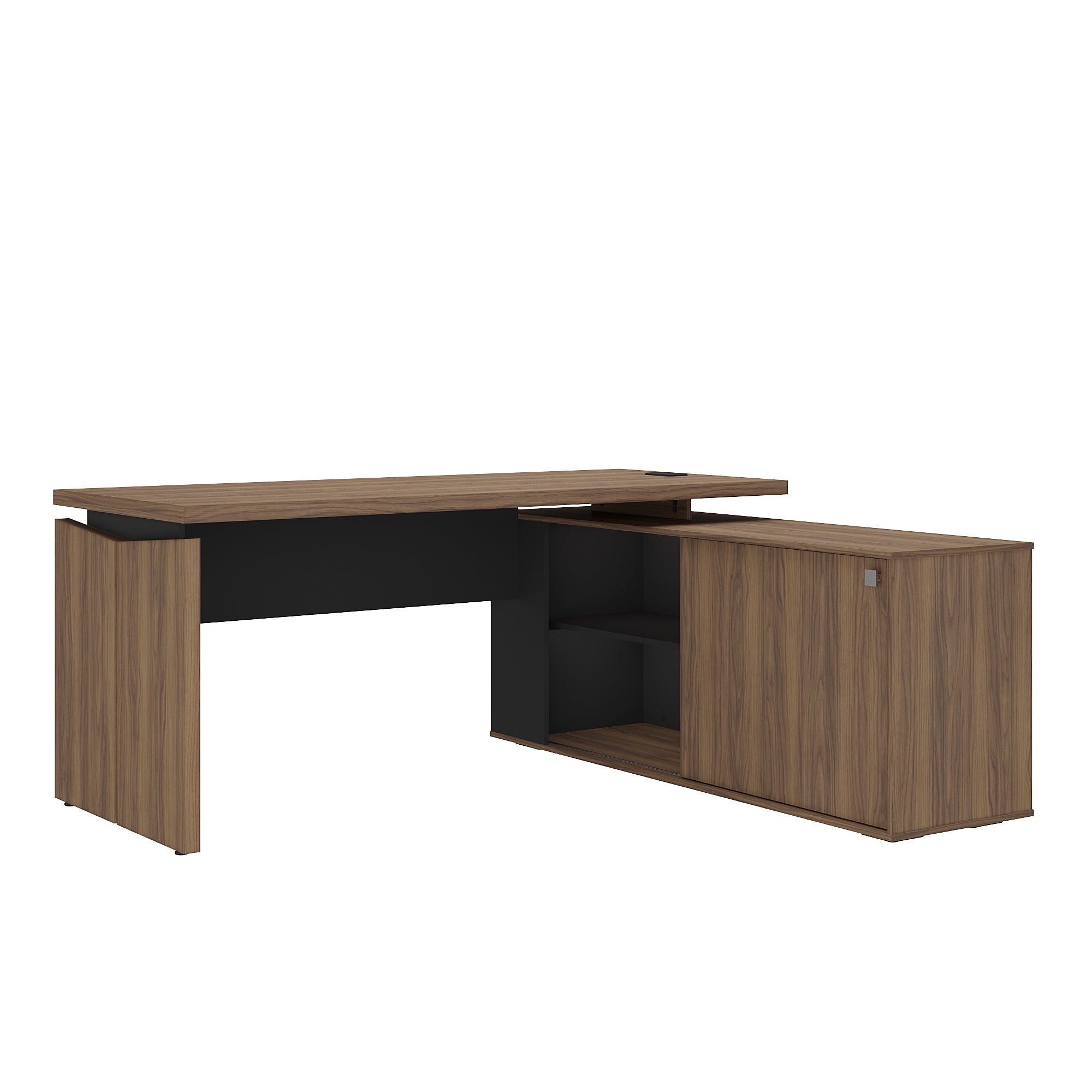 Mesa em L Escritório Gerência Connect Tampo 37mm