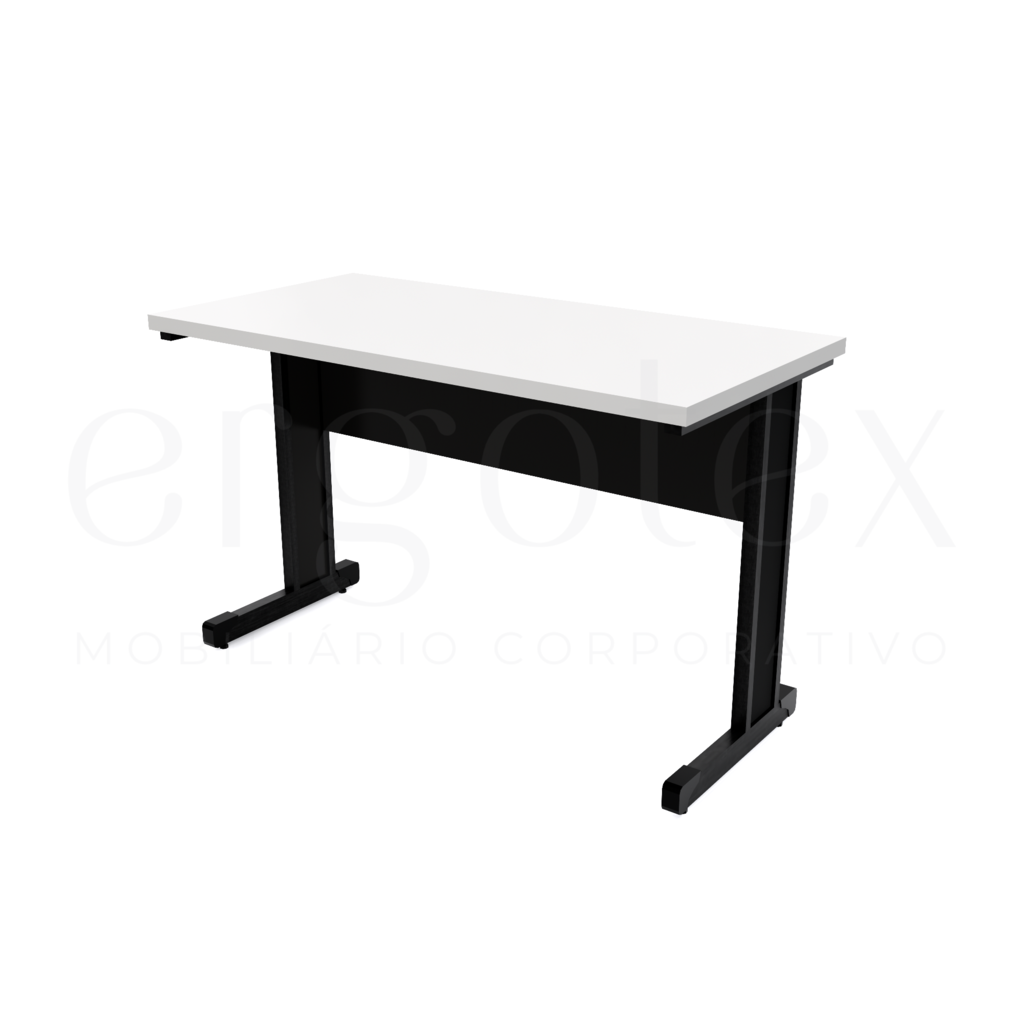 120 Mesa Reta Escritorio Tampo 30mm