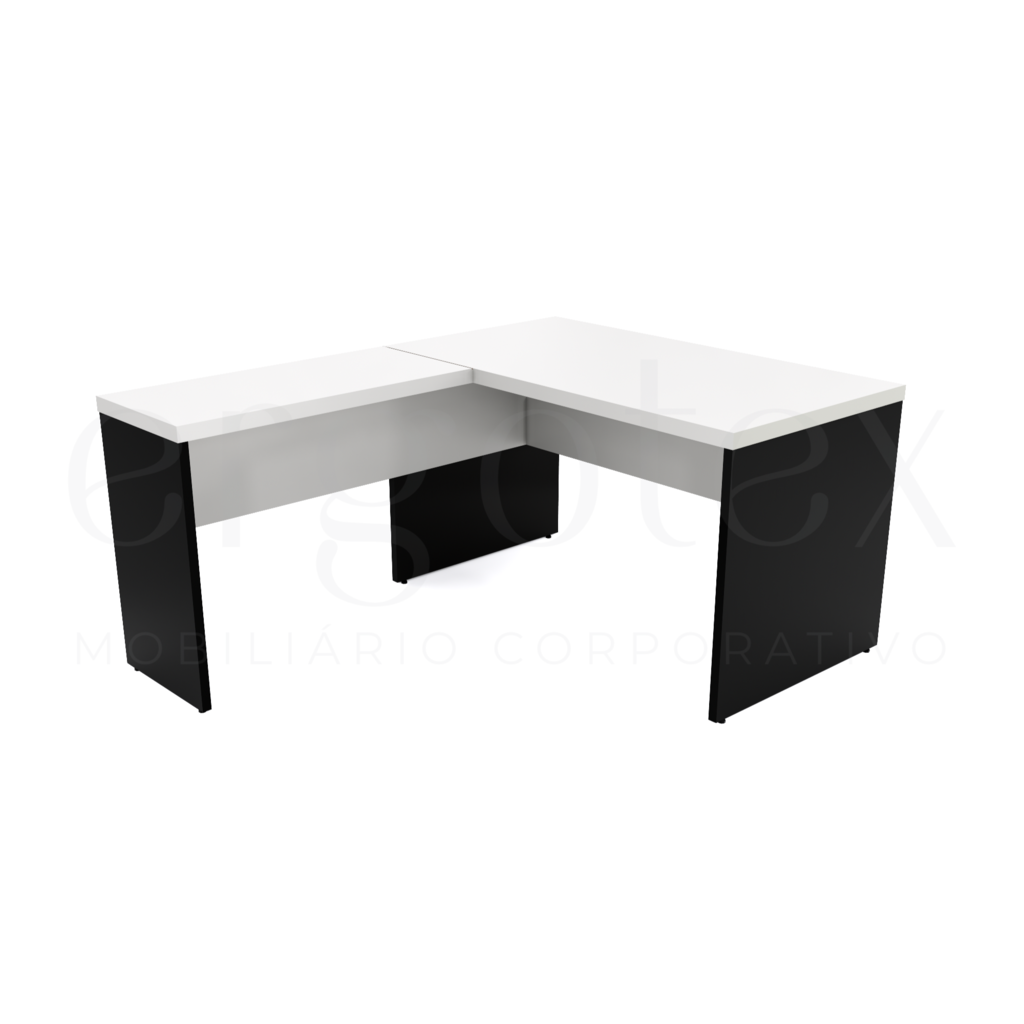 150 Mesa em L Escritorio Tampo 40mm