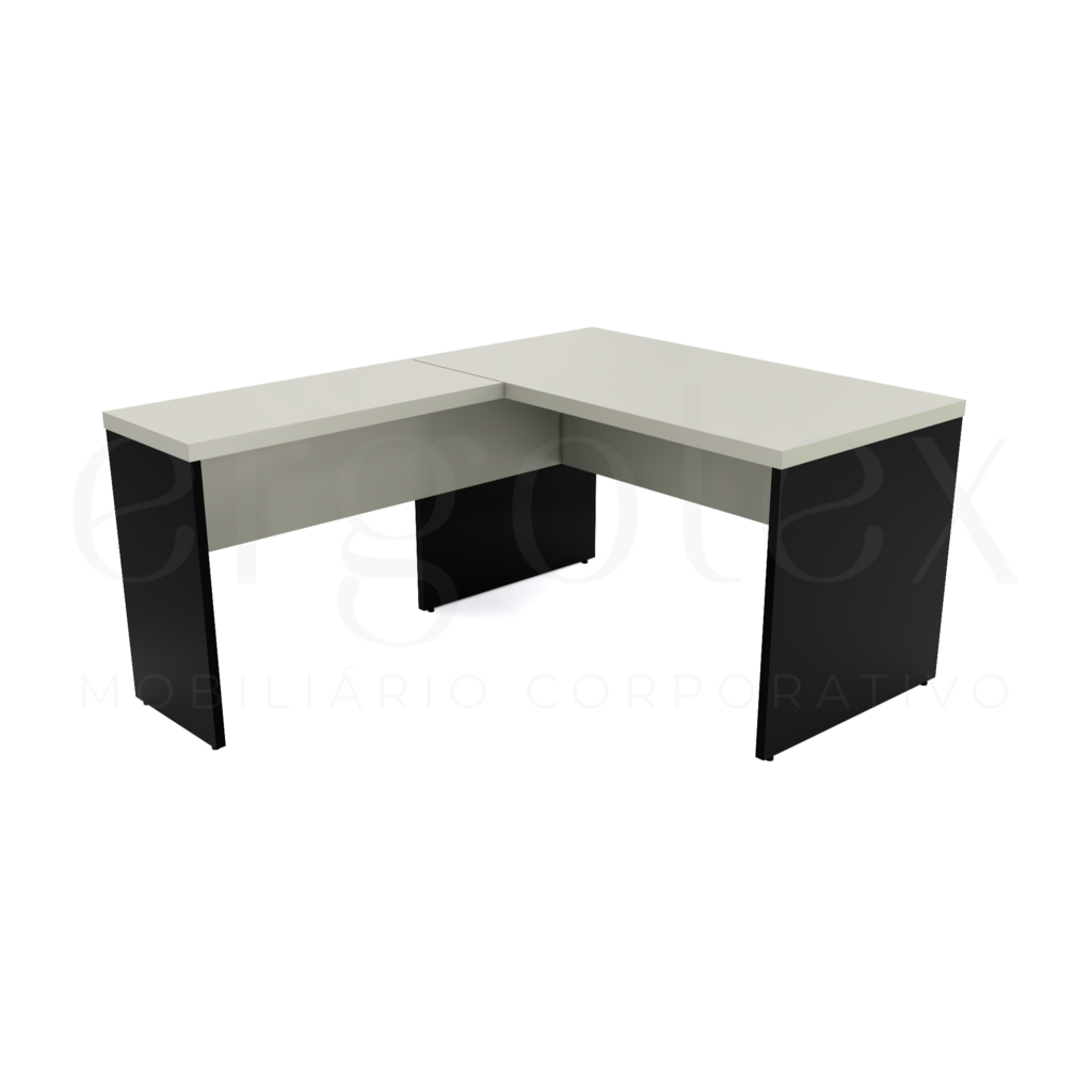 130 Mesa em L Escritorio Tampo 40mm