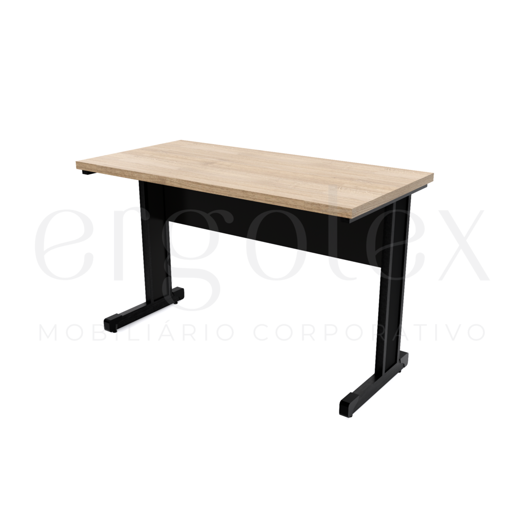 120 Mesa Reta Escritorio Tampo 30mm