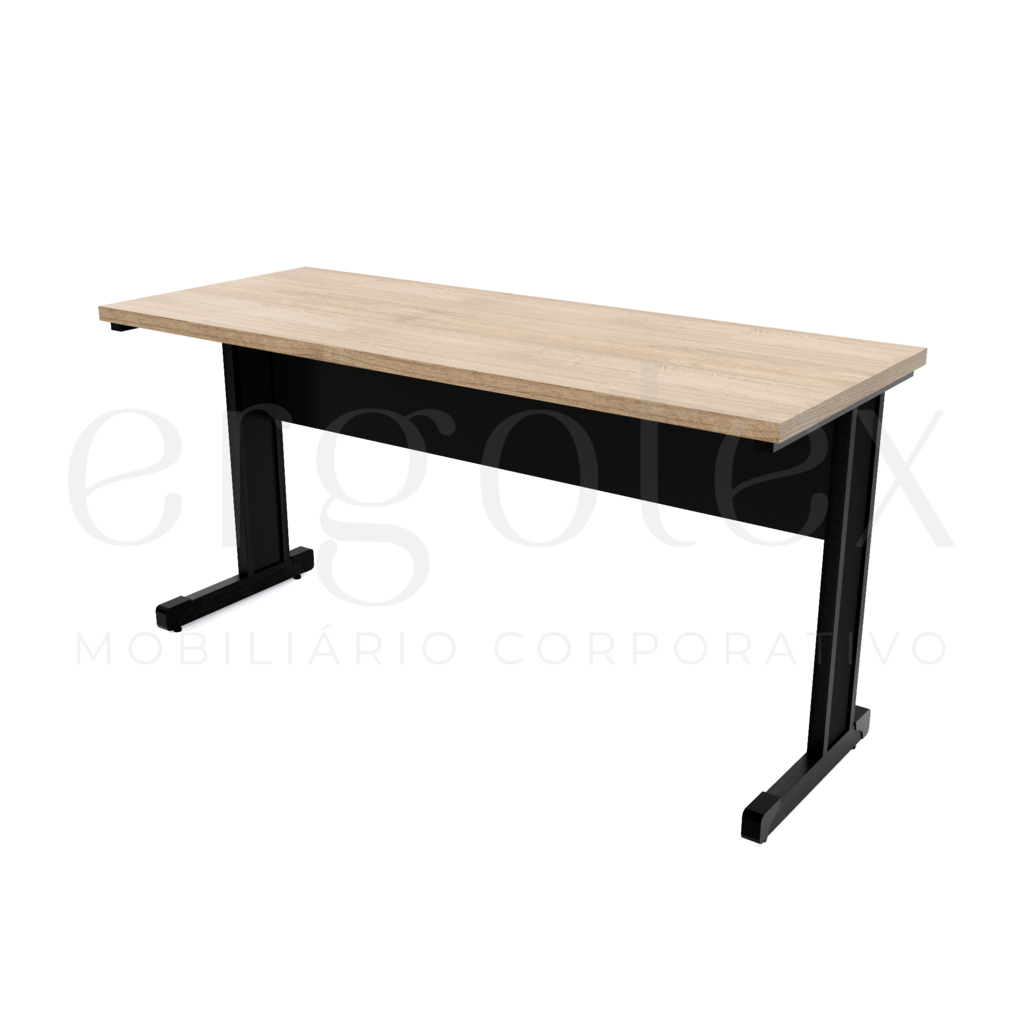 150 Mesa Reta Escritorio Tampo 30mm